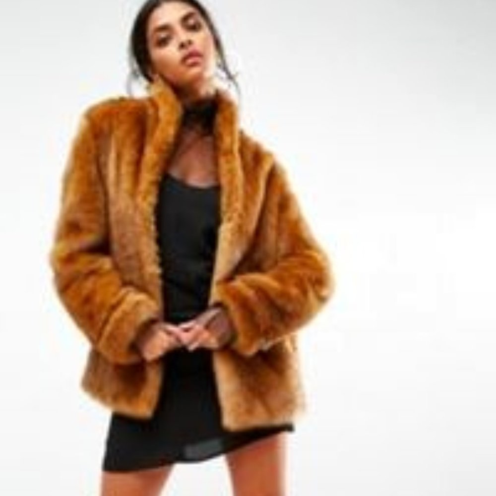 ASOS “Vintage” faux Fur Coat
